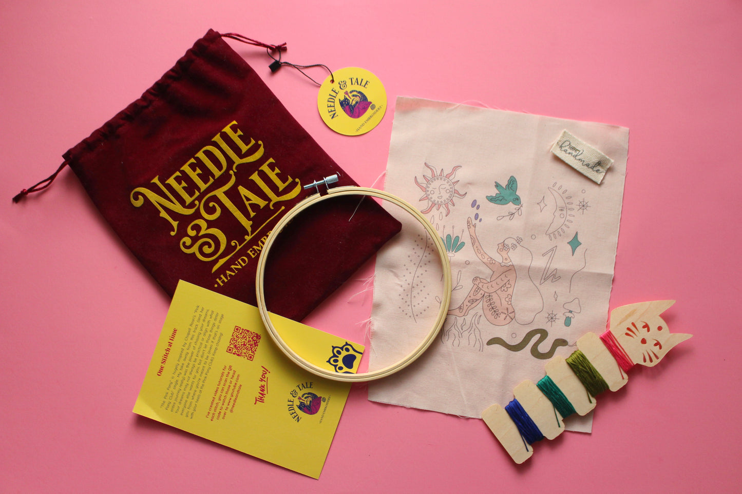Persephone Hand Embroidery DIY Kit
